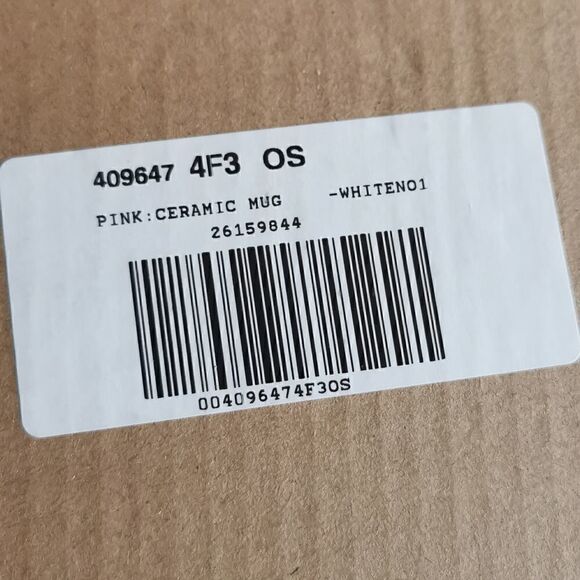 PINK Victoria's Secret White Coffee Mug New - Picture 4 of 4